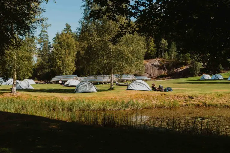 kamperen op het basecamp