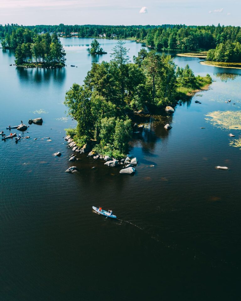 drone shot zweden